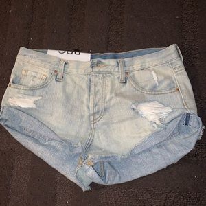 Distressed Booty Shorts